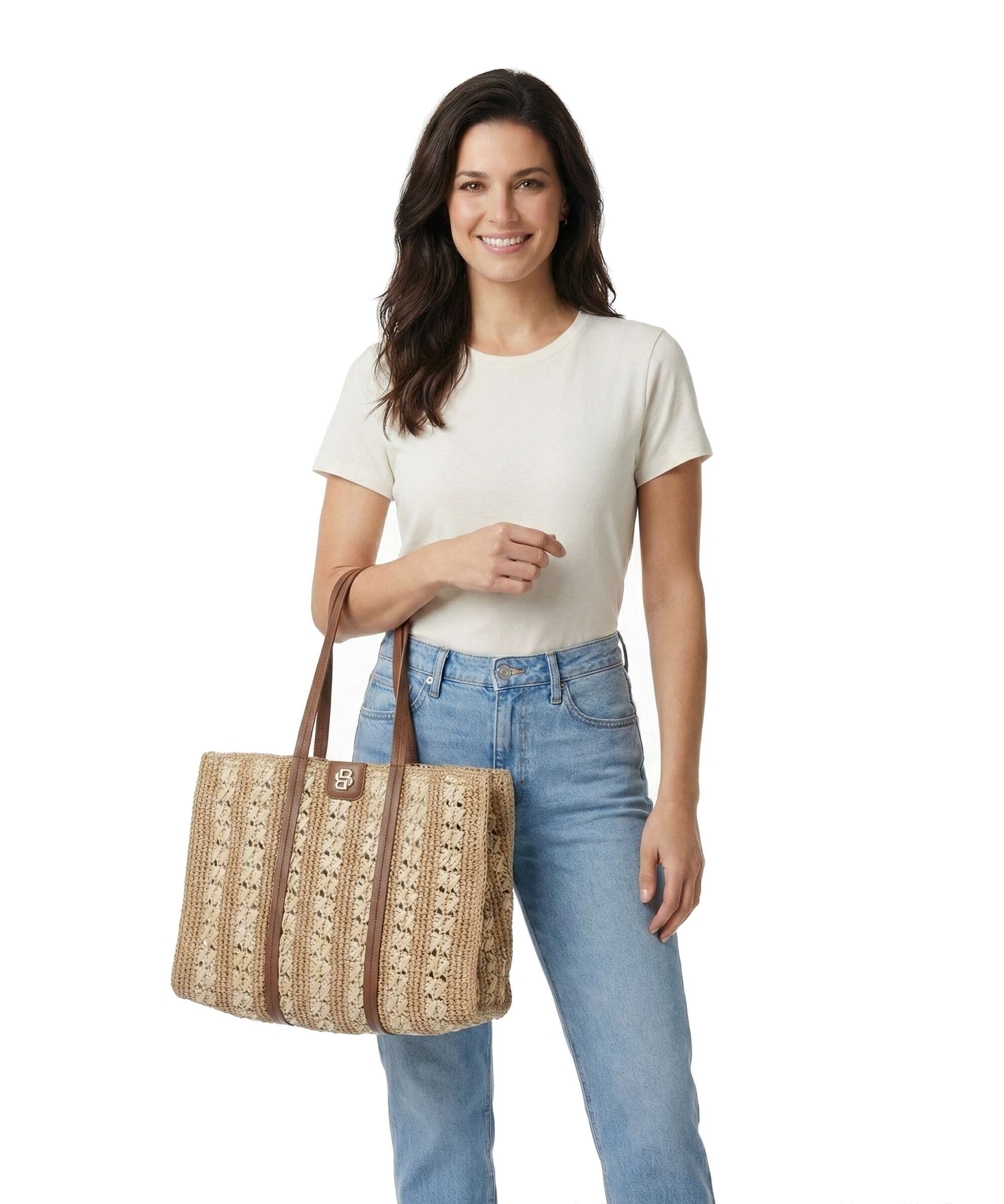 BOSS Beyond Tote bag open white