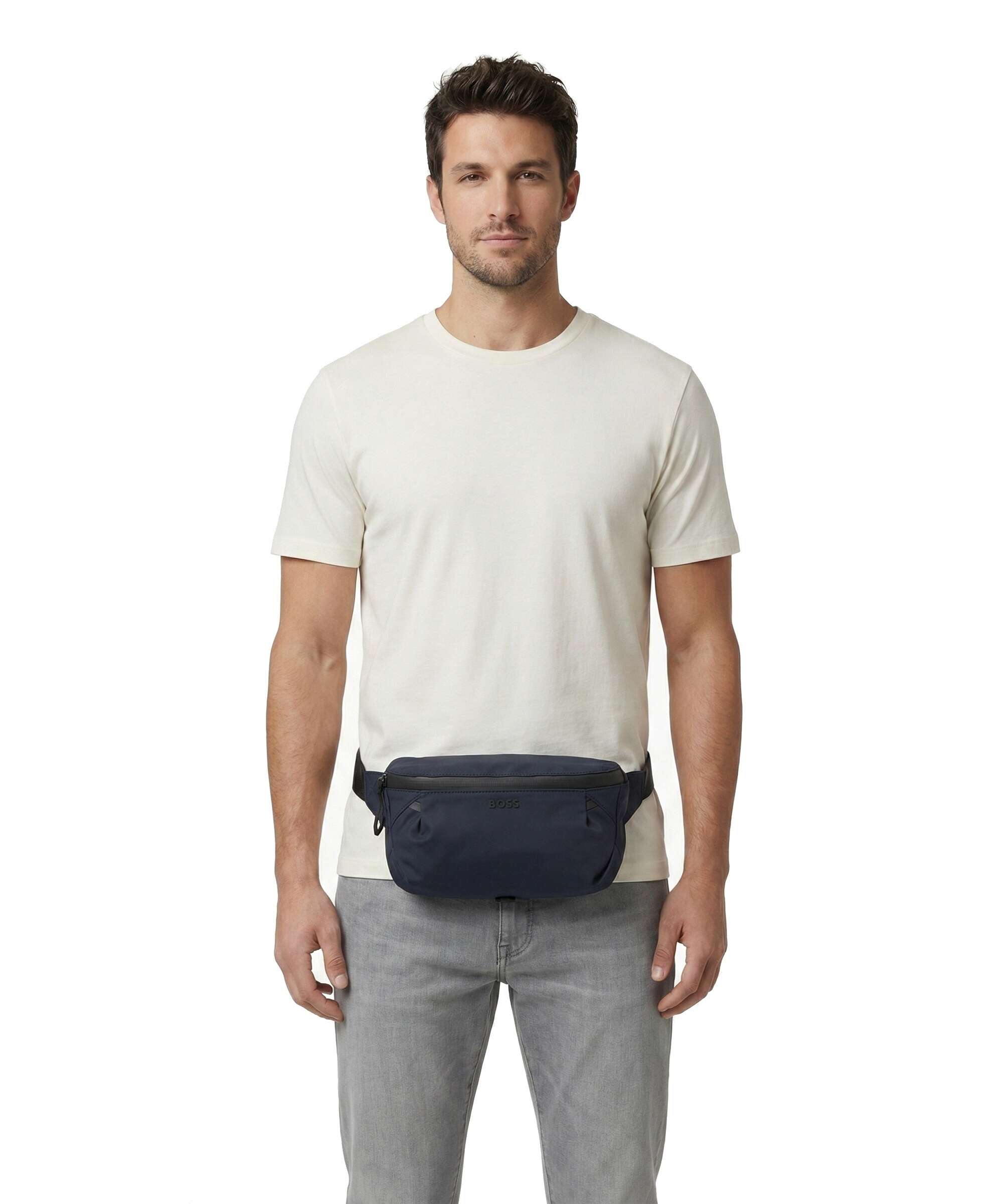 BOSS Stenson Belt bag dark blue
