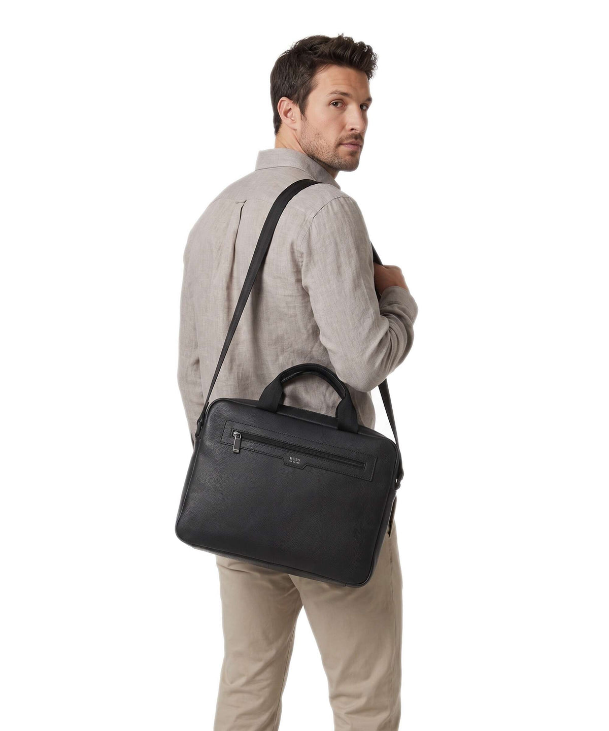 BOSS Lewys Briefcase black