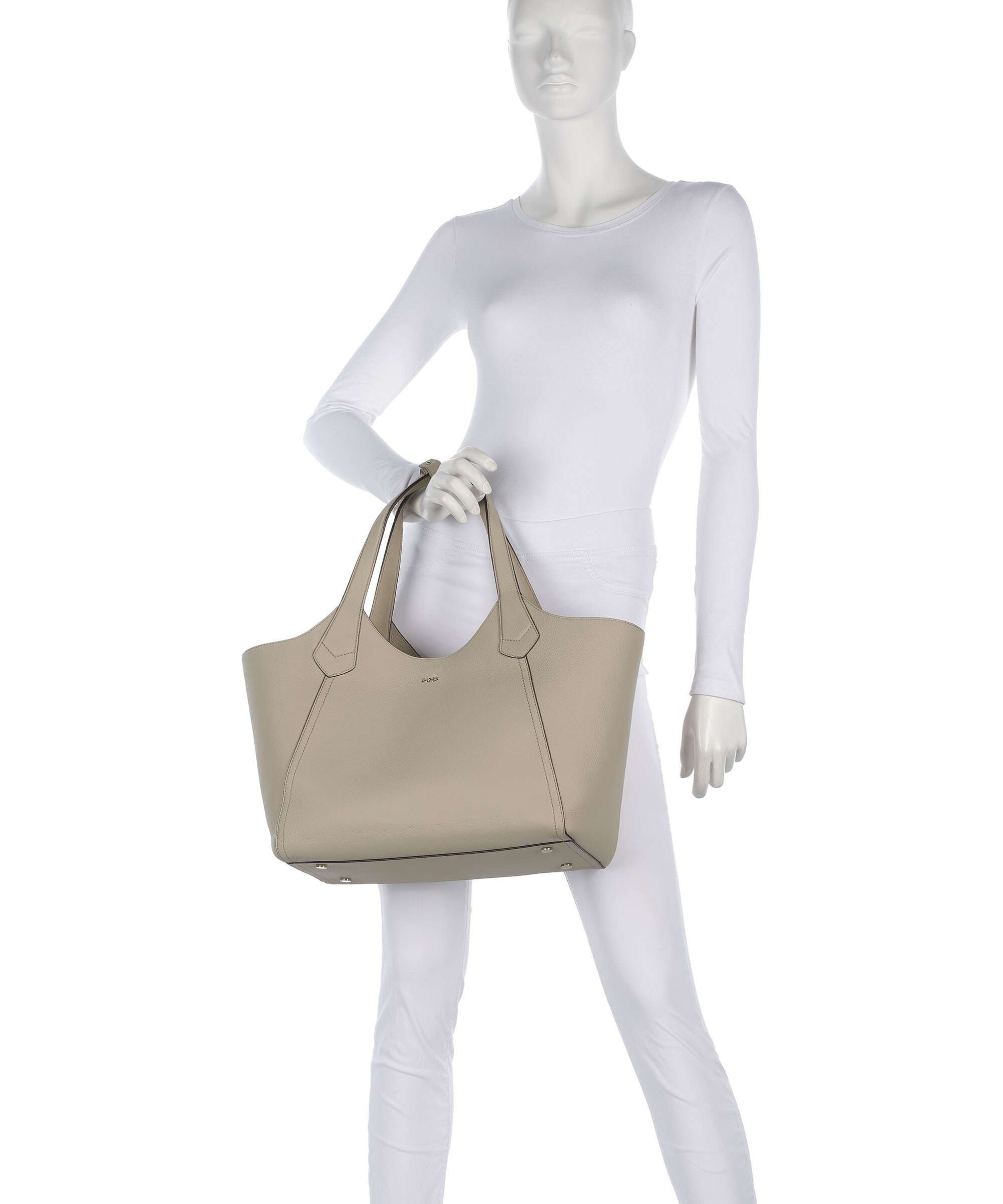 BOSS Lenah Tote bag light beige