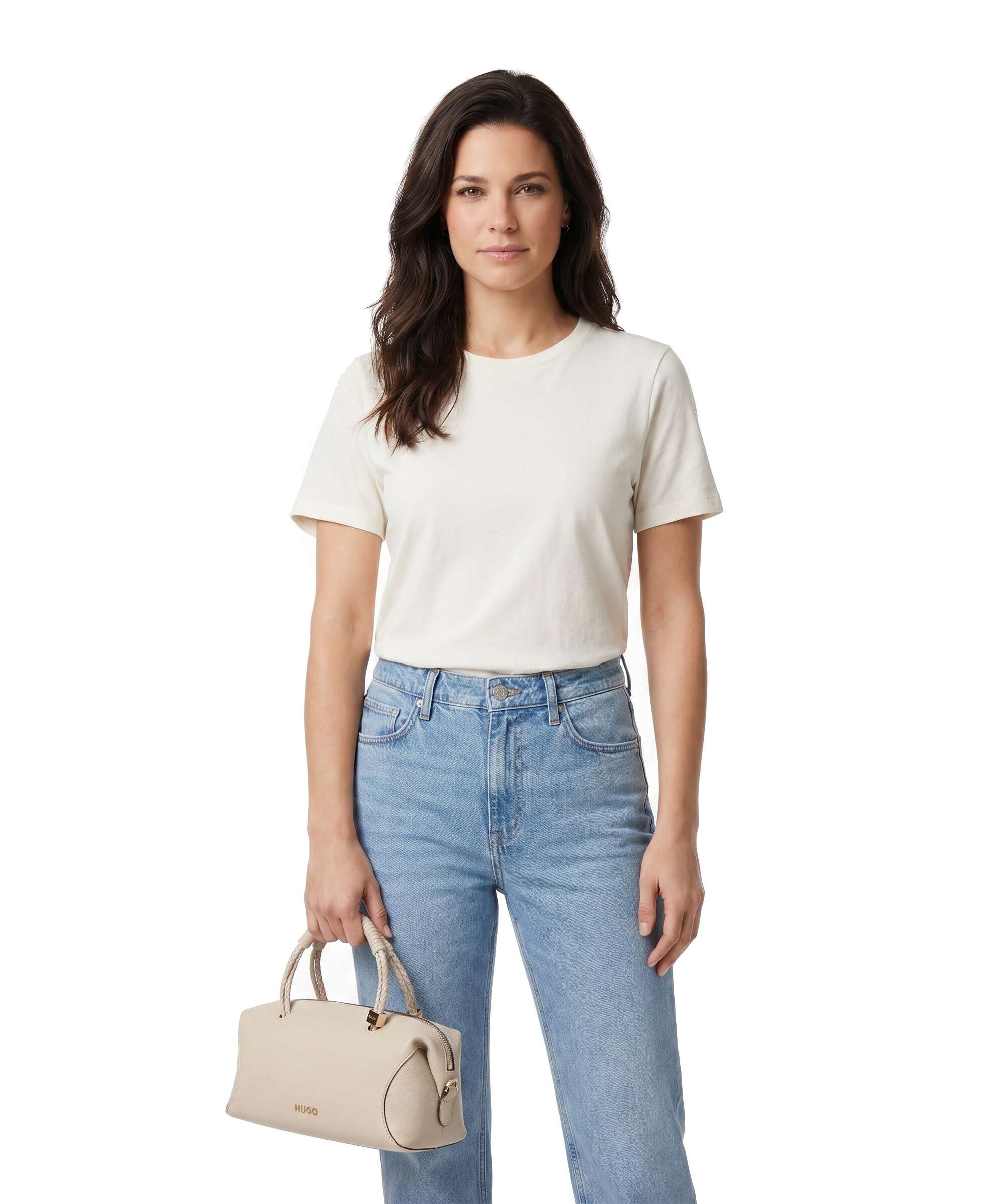 Hugo Brielle Handbag open white