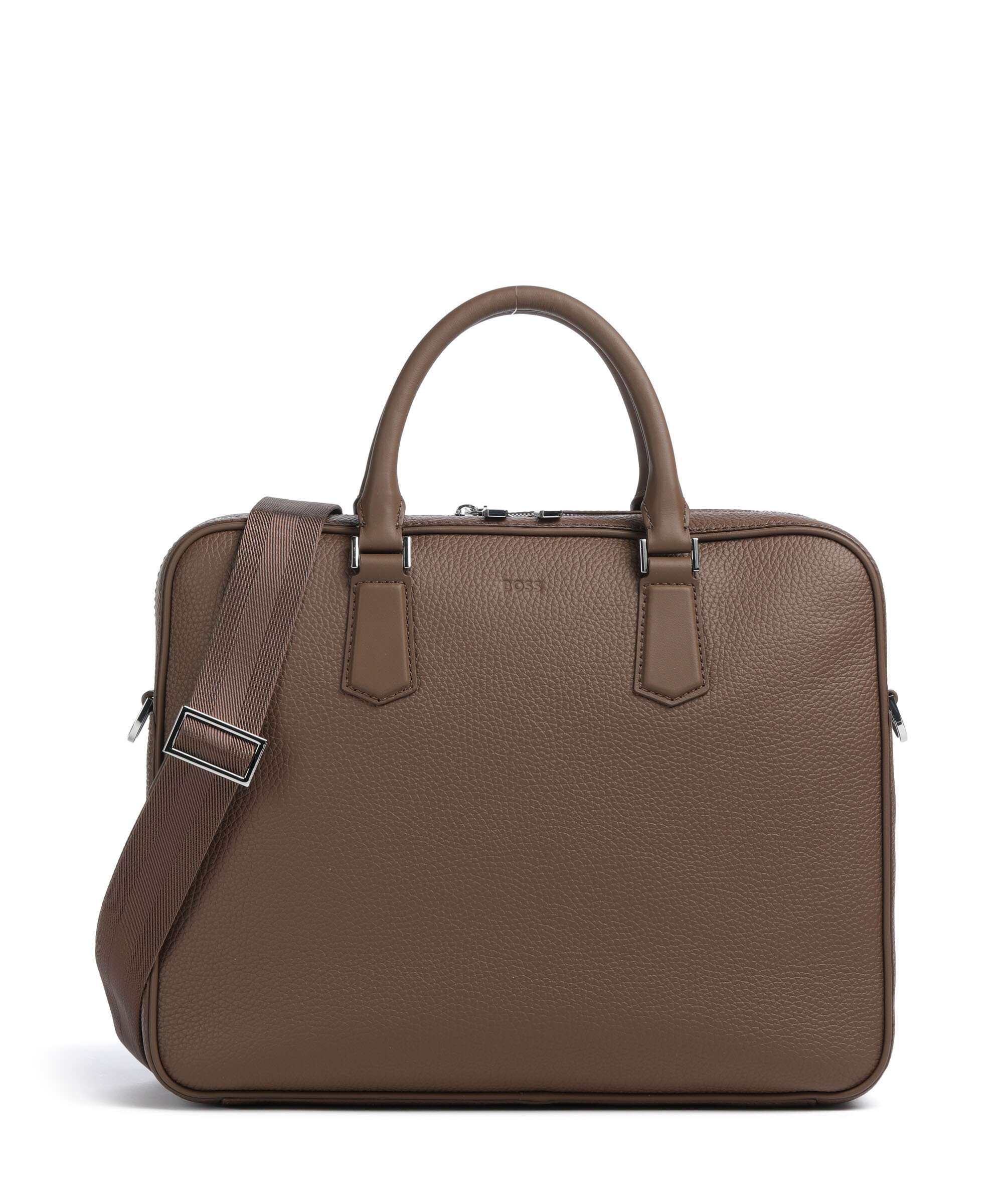 BOSS Crosstown Briefcase medium brown