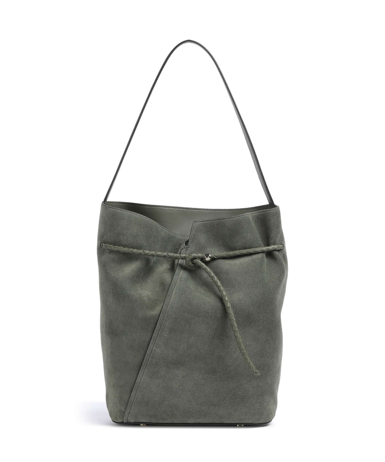 BOSS Revers Bucket bag dark green
