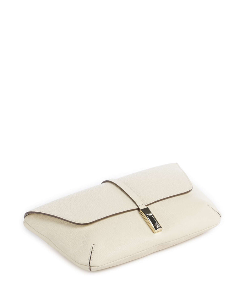 BOSS Reah Clutch bag open white