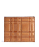 Fossil Bronson Bifold BRONSON Futrola za kreditnu karticu camel plaid emboss
