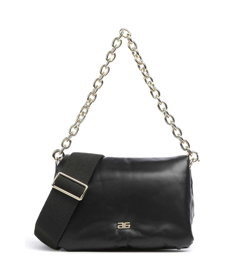 Abro Piuma_Lucido Puffer Shoulder bag black/gold