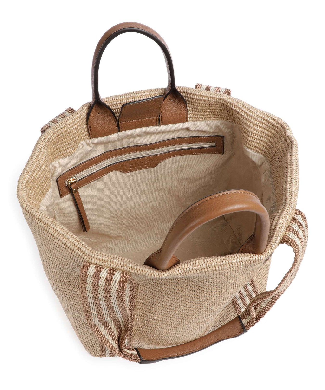 Abro Raffia Kaia Tote bag natural