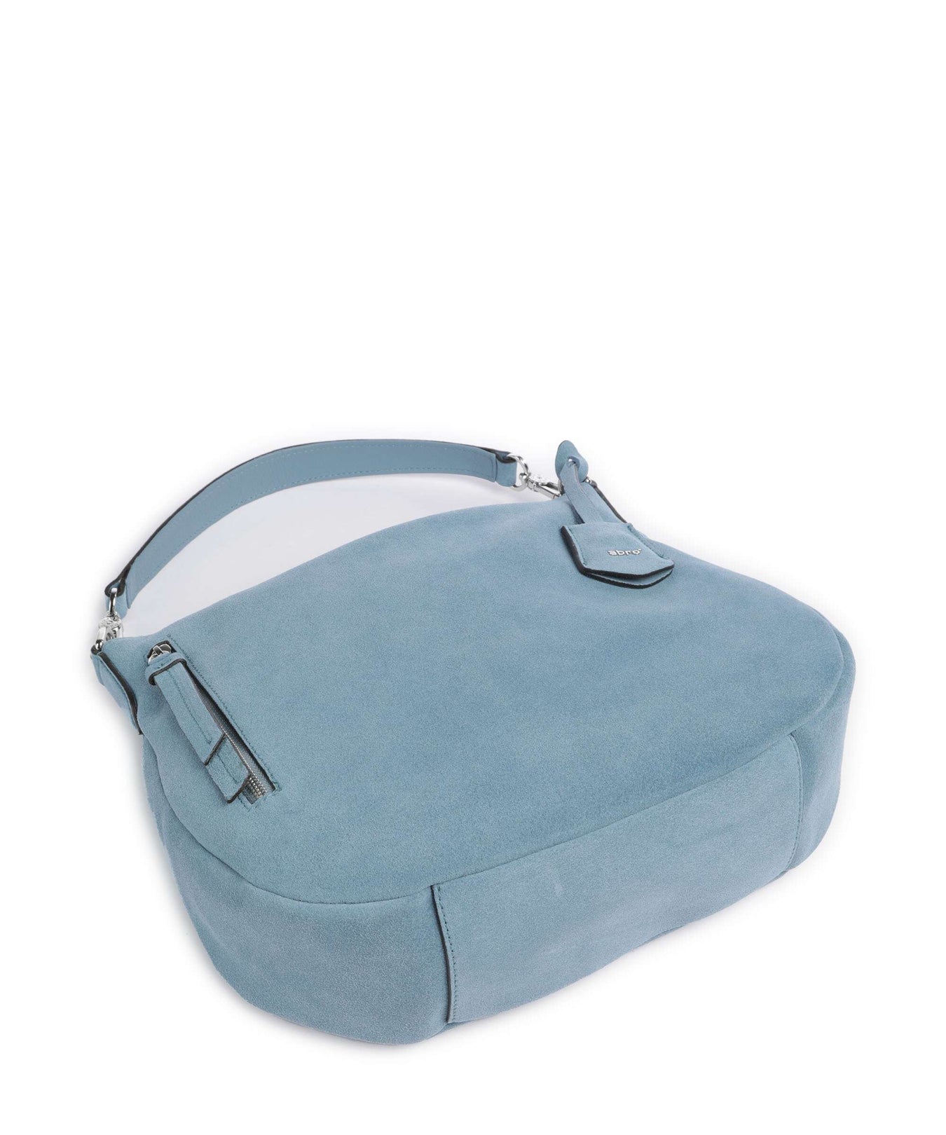 Abro Suede Juna Hobo bag blue