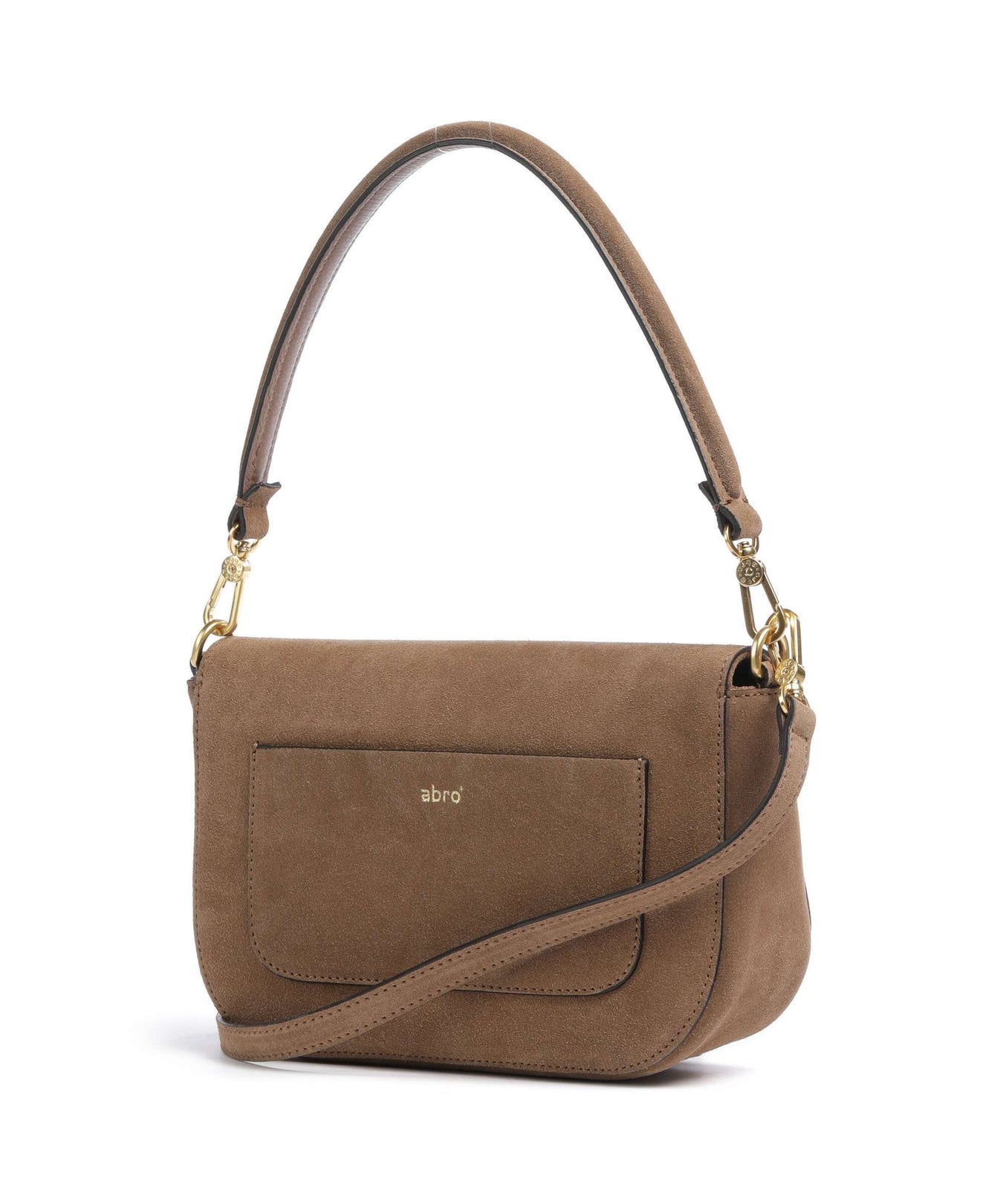 Abro Suede Camilla Shoulder bag camel