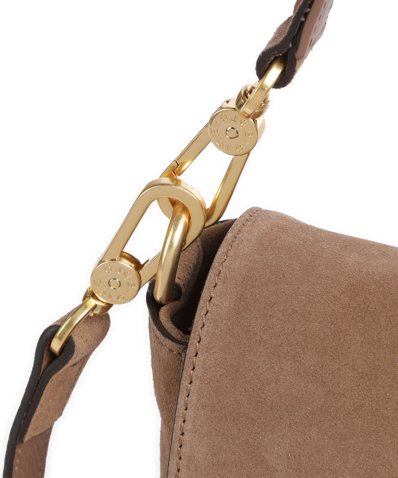Abro Suede Temi Shoulder bag camel