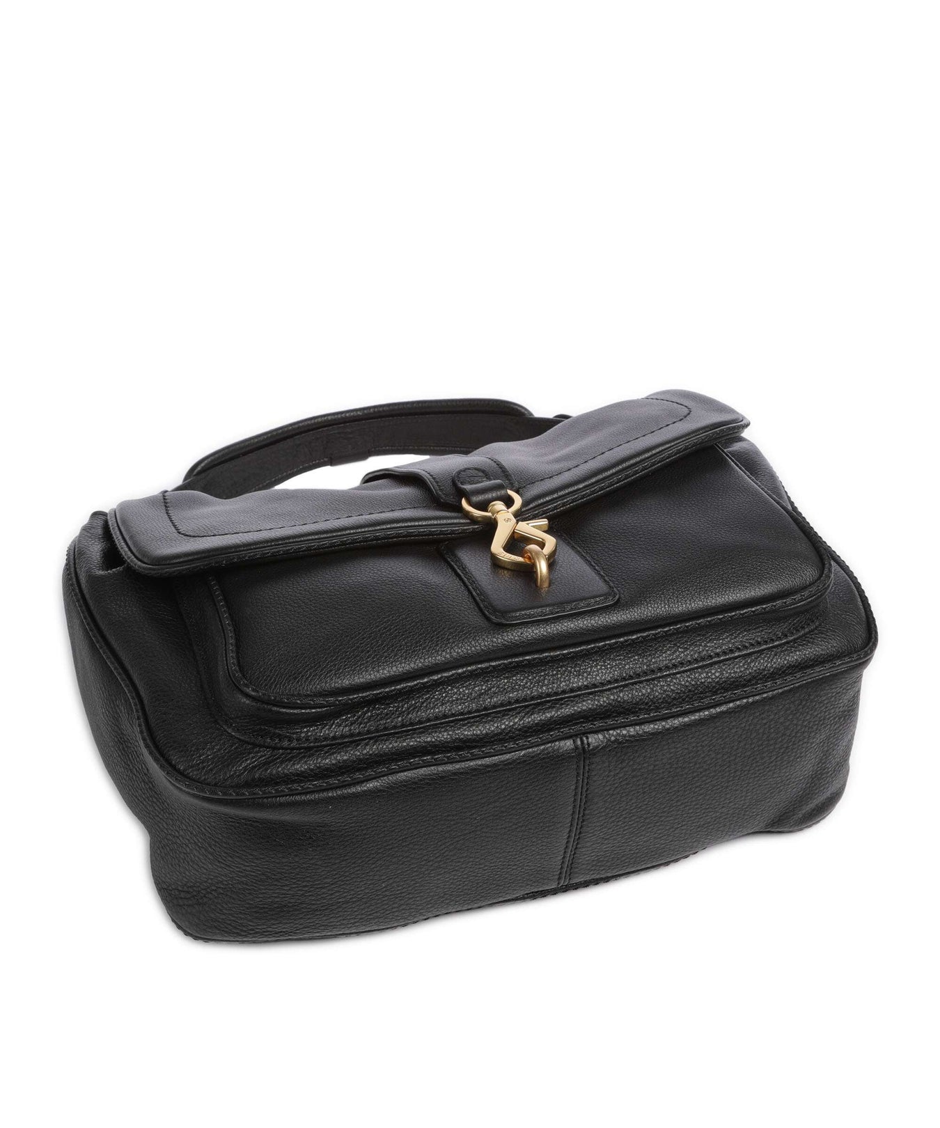 Abro Dalia Star Saddle Hobo bag black/gold