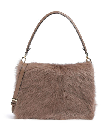 Abro Shearling Astor Torba preko ramena camel