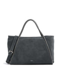Abro Suede Willow Handbag grey