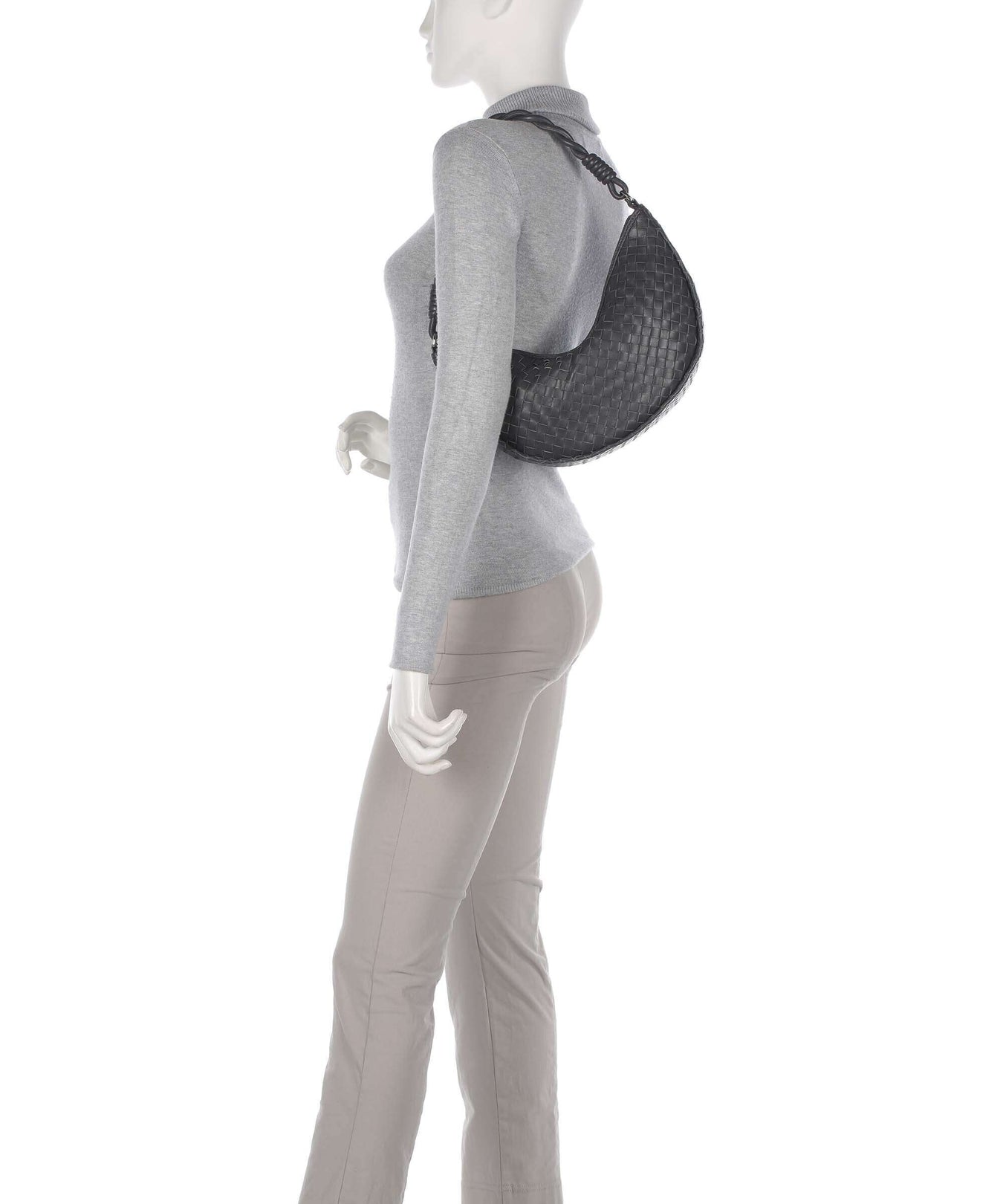 Abro Piuma Moon Shoulder bag grey