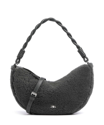 Abro Shearling Moon Torba preko ramena grey