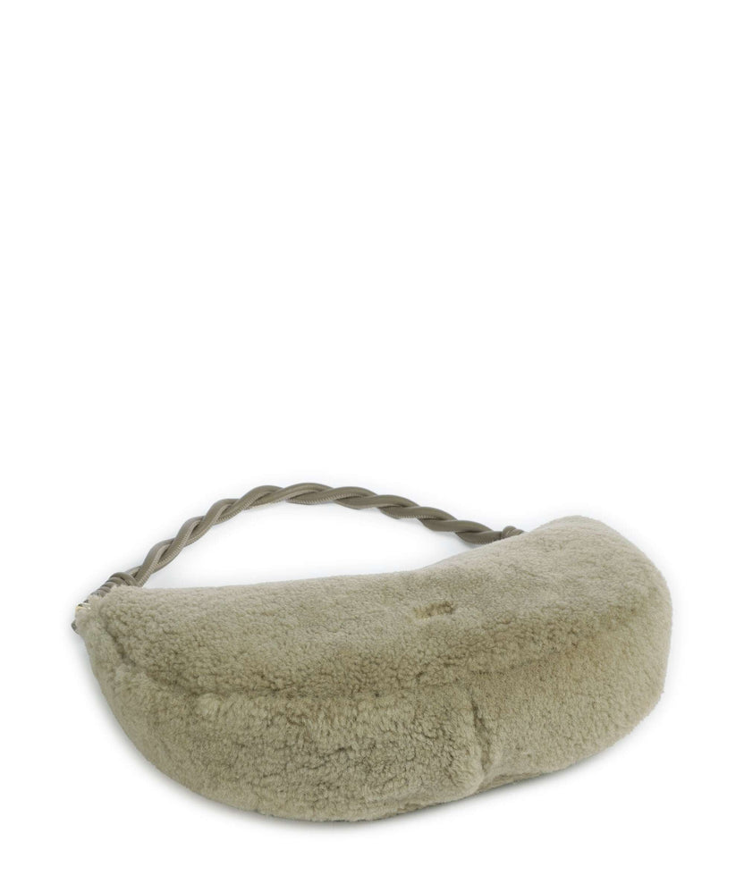 Abro Shearling Moon Shoulder bag siena