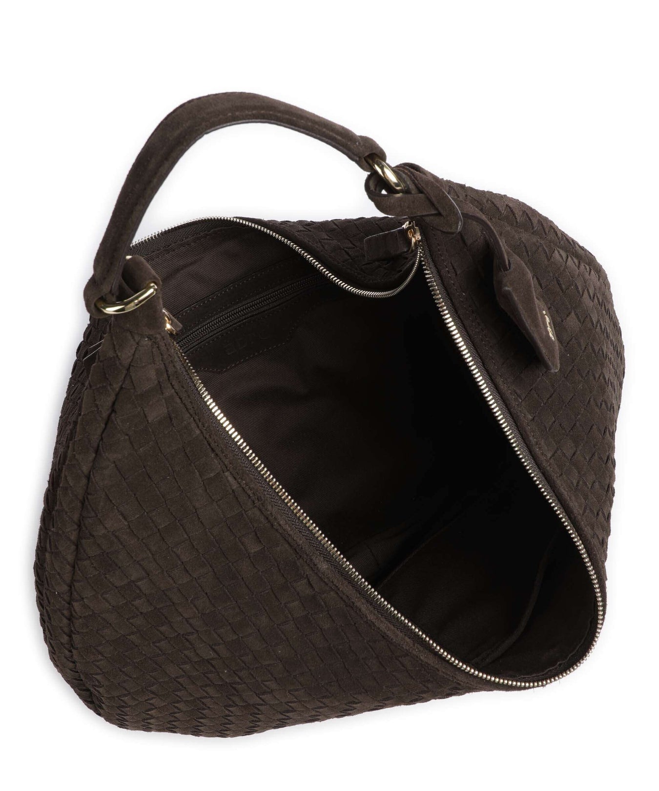 Abro Suede Nana Hobo bag brown