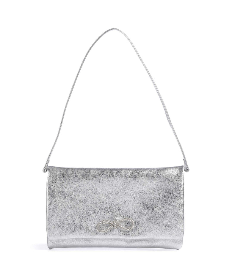 Abro Mimosa Strass Shoulder bag silver