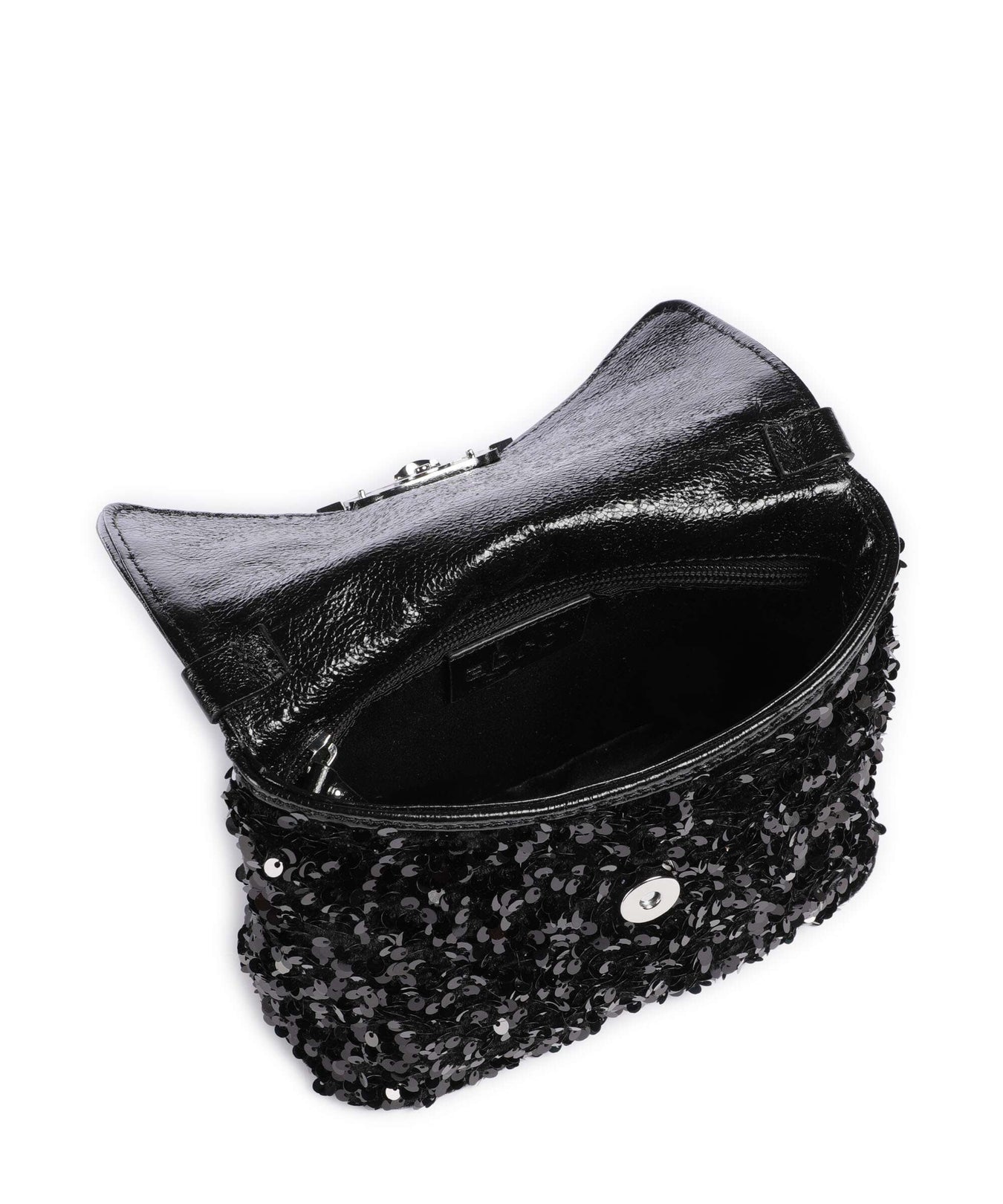 Abro Sequins Temi Handbag black/nickel