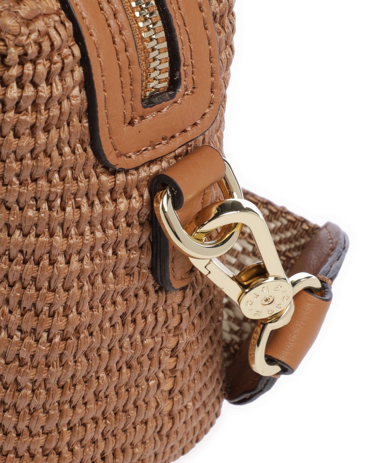 Abro Raffia Kaia Crossbody bag cuoio