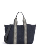 Abro Raffia Kaia Shopper navy