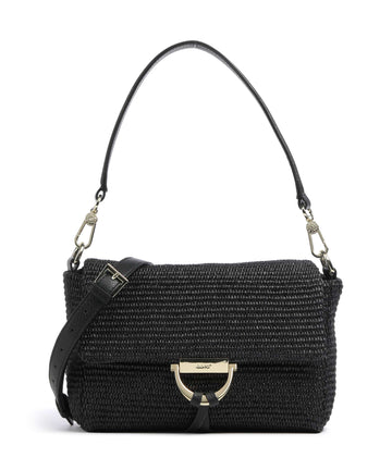 Abro Raffia Temi Torba preko ramena black/gold