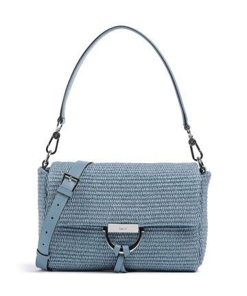 Abro Raffia Temi Torba preko ramena light blue/fairy