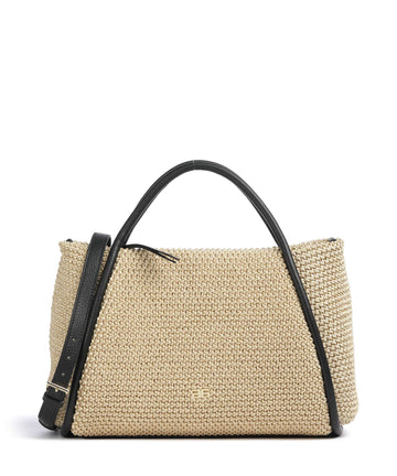 Abro Maglia Raffia Willow Torbu natural/black