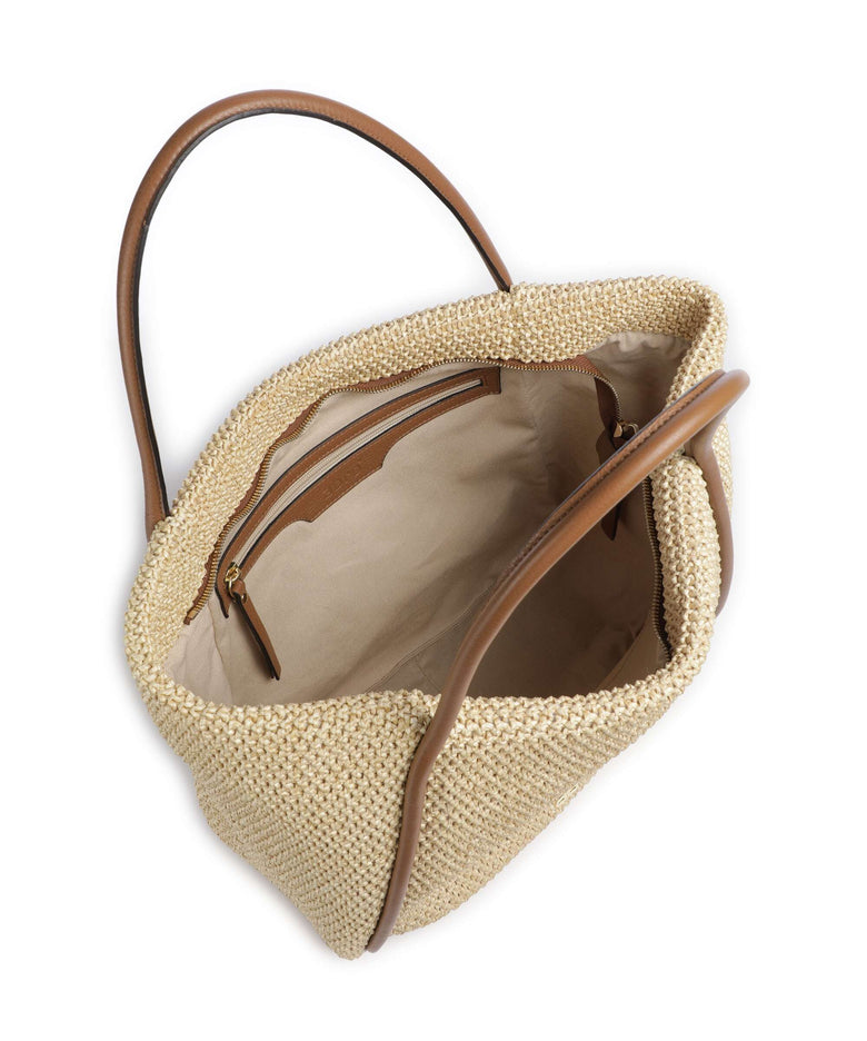 Abro Maglia Raffia Willow Tote bag natural