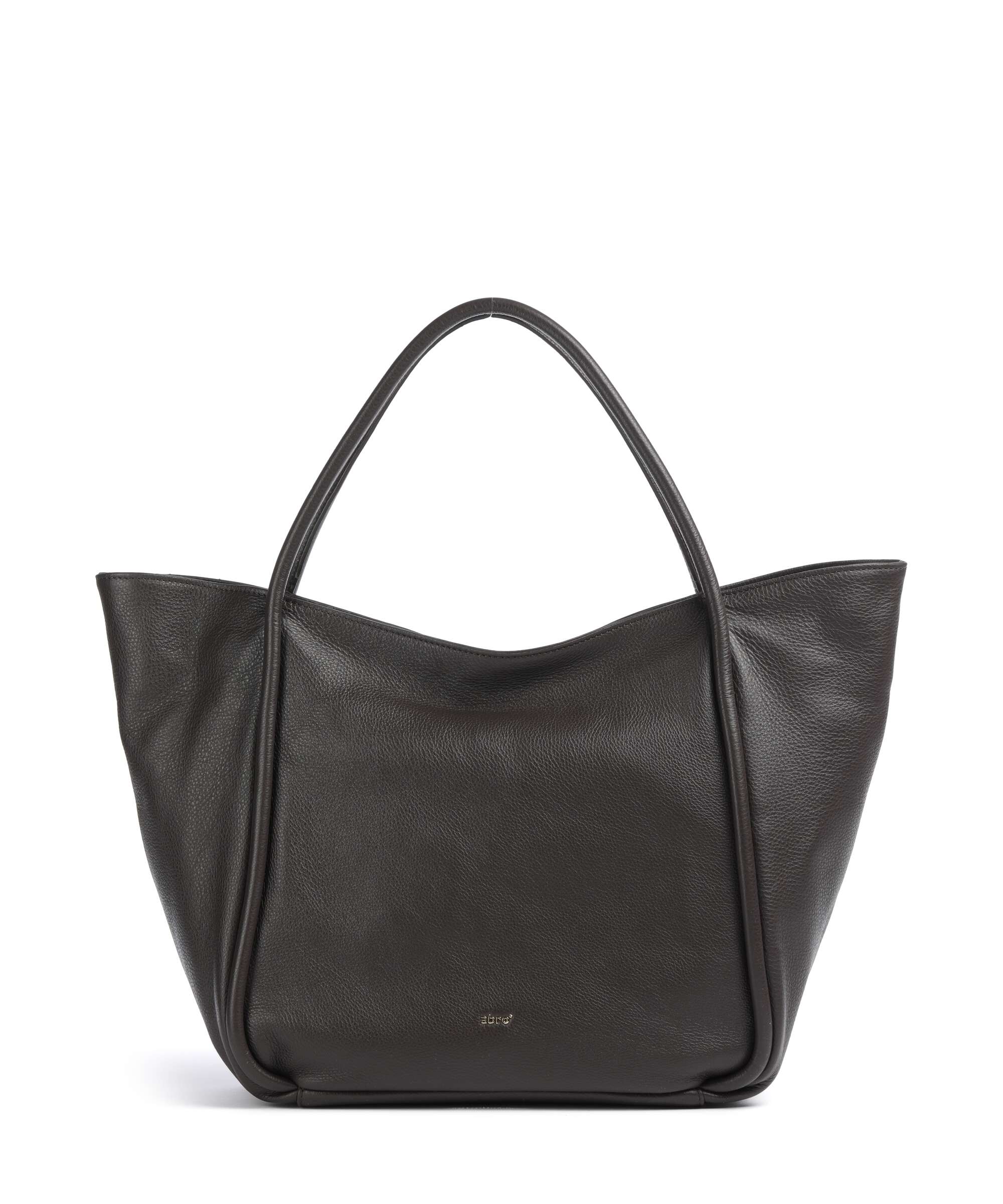 Abro Dalia Willow Tote bag dark brown