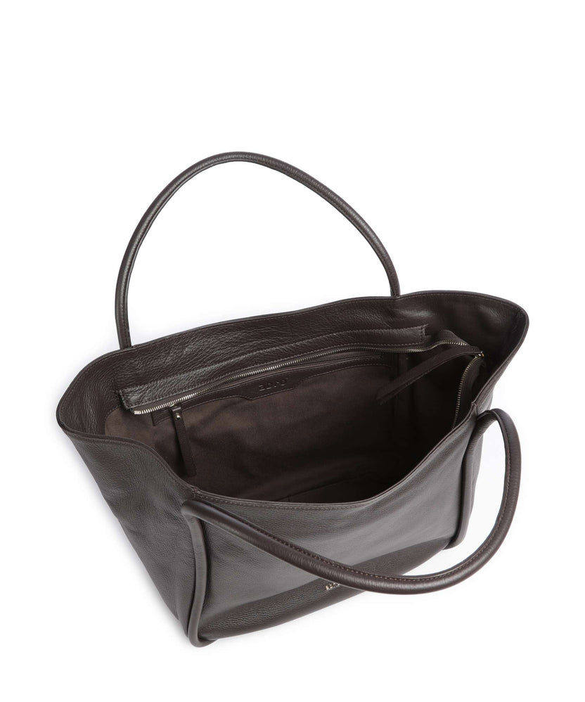 Abro Dalia Willow Tote bag dark brown