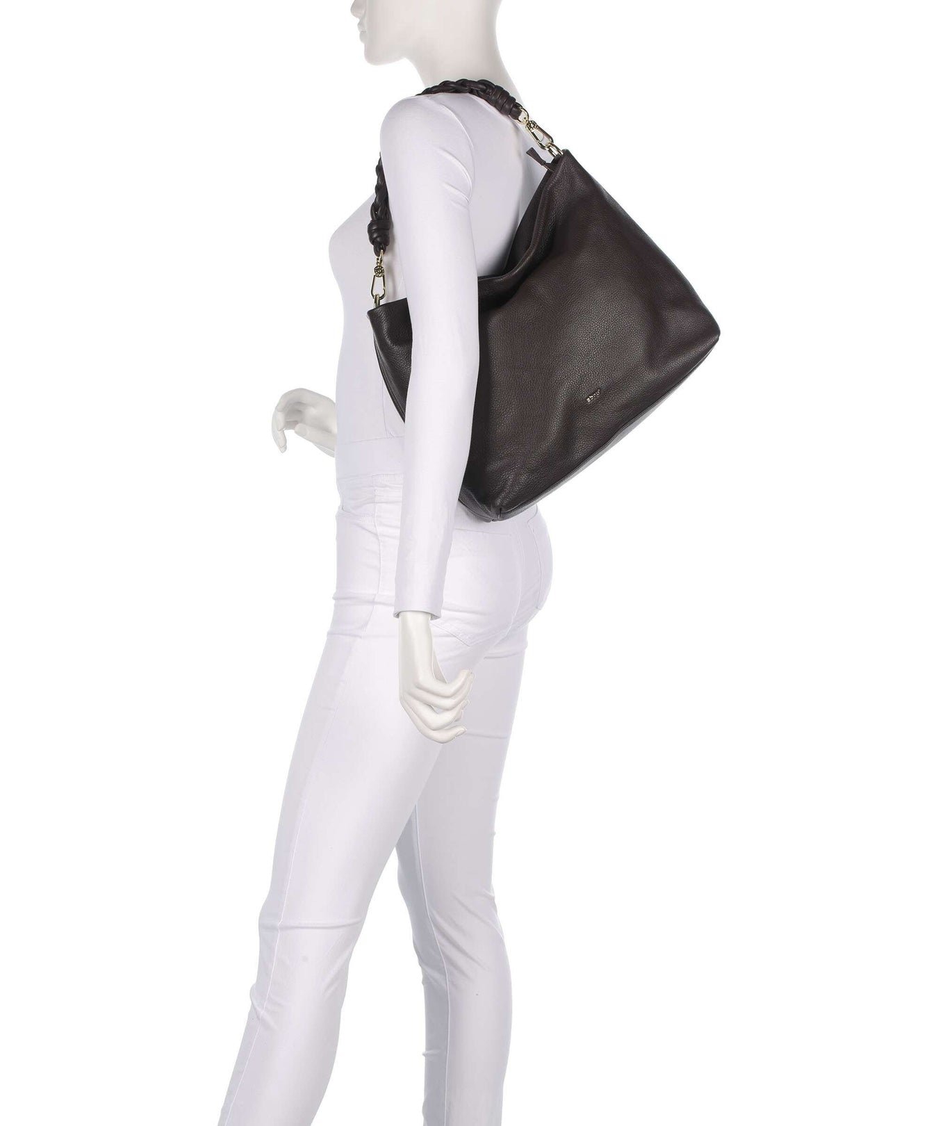 Abro Dalia Soley Hobo bag dark brown