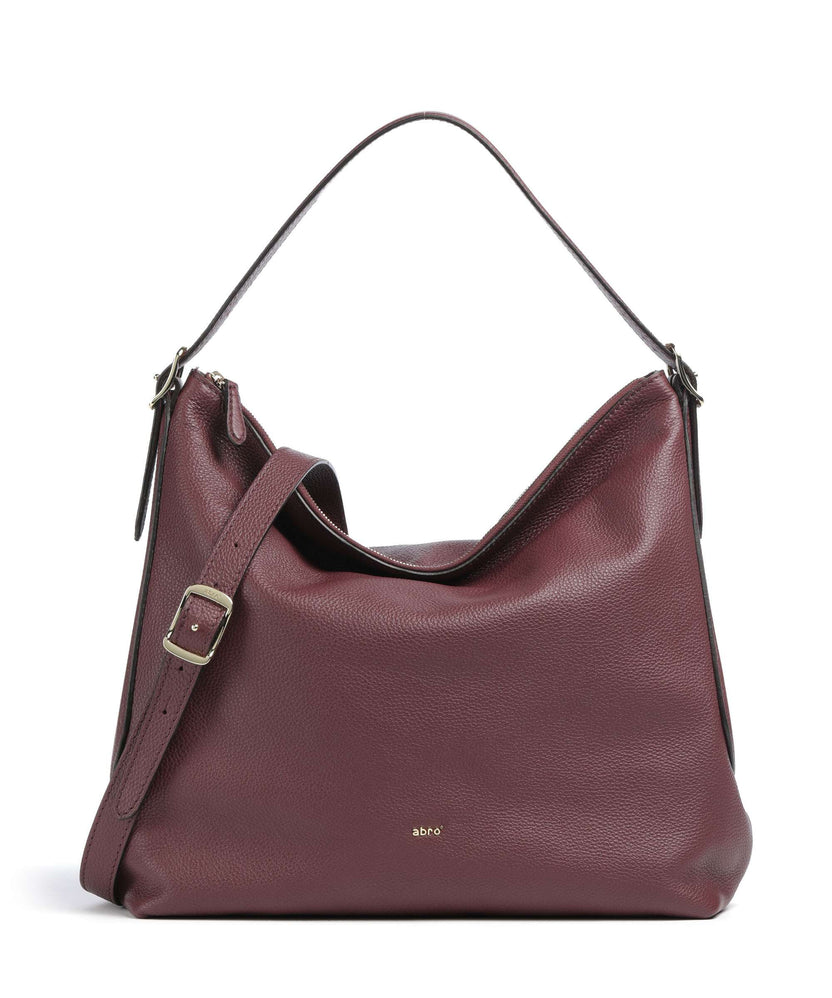 Abro Agave Carina Hobo bag bordeaux