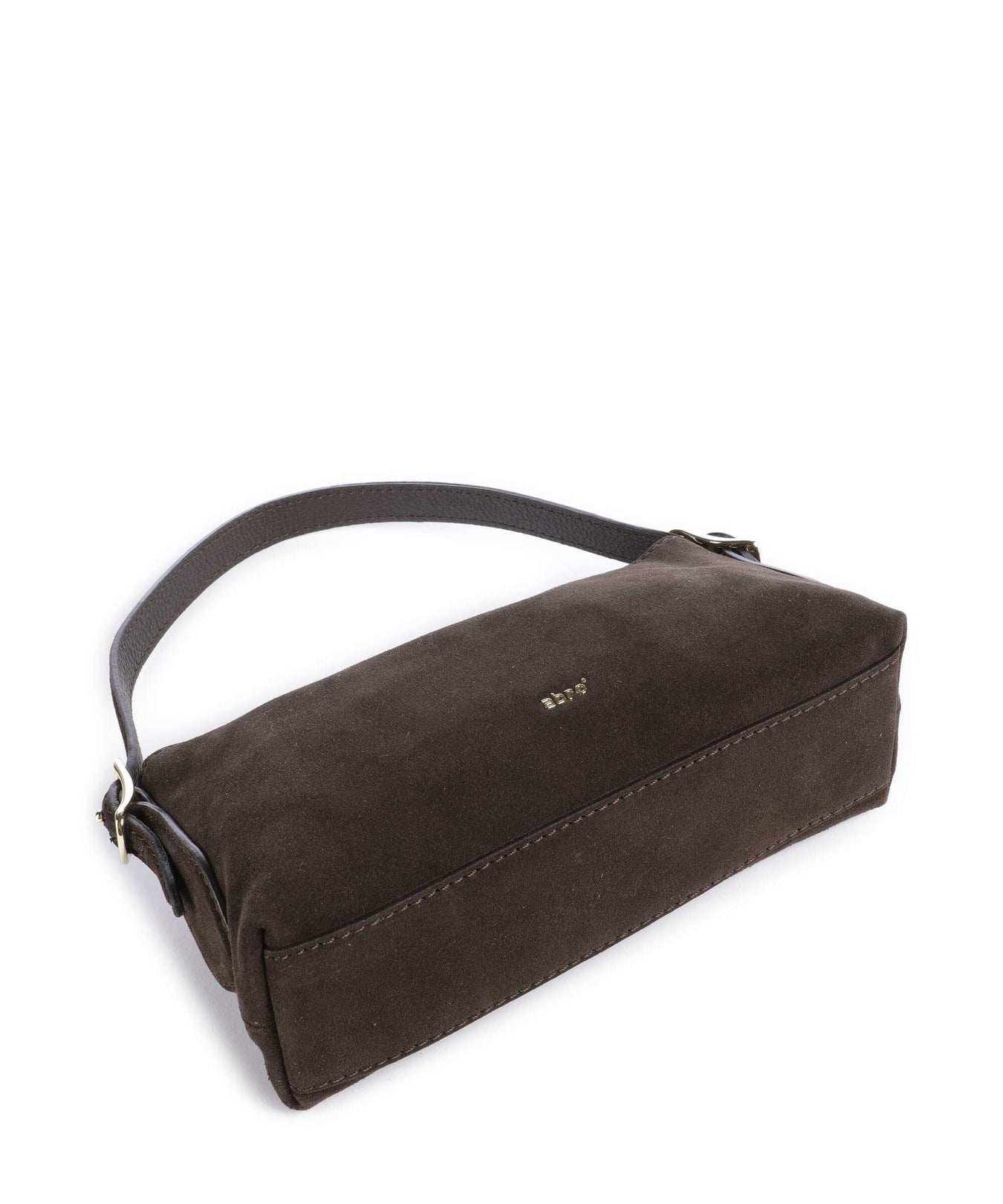 Abro Suede Carina Shoulder bag dark brown
