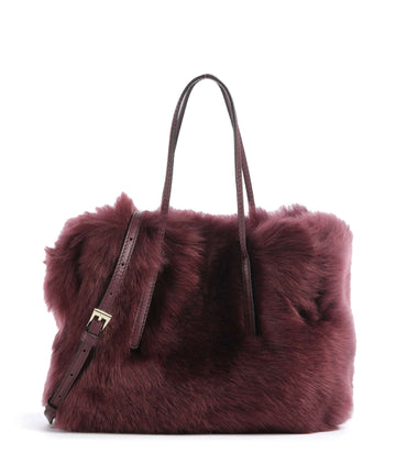 Abro Shearling Noelle Torbu bordeaux