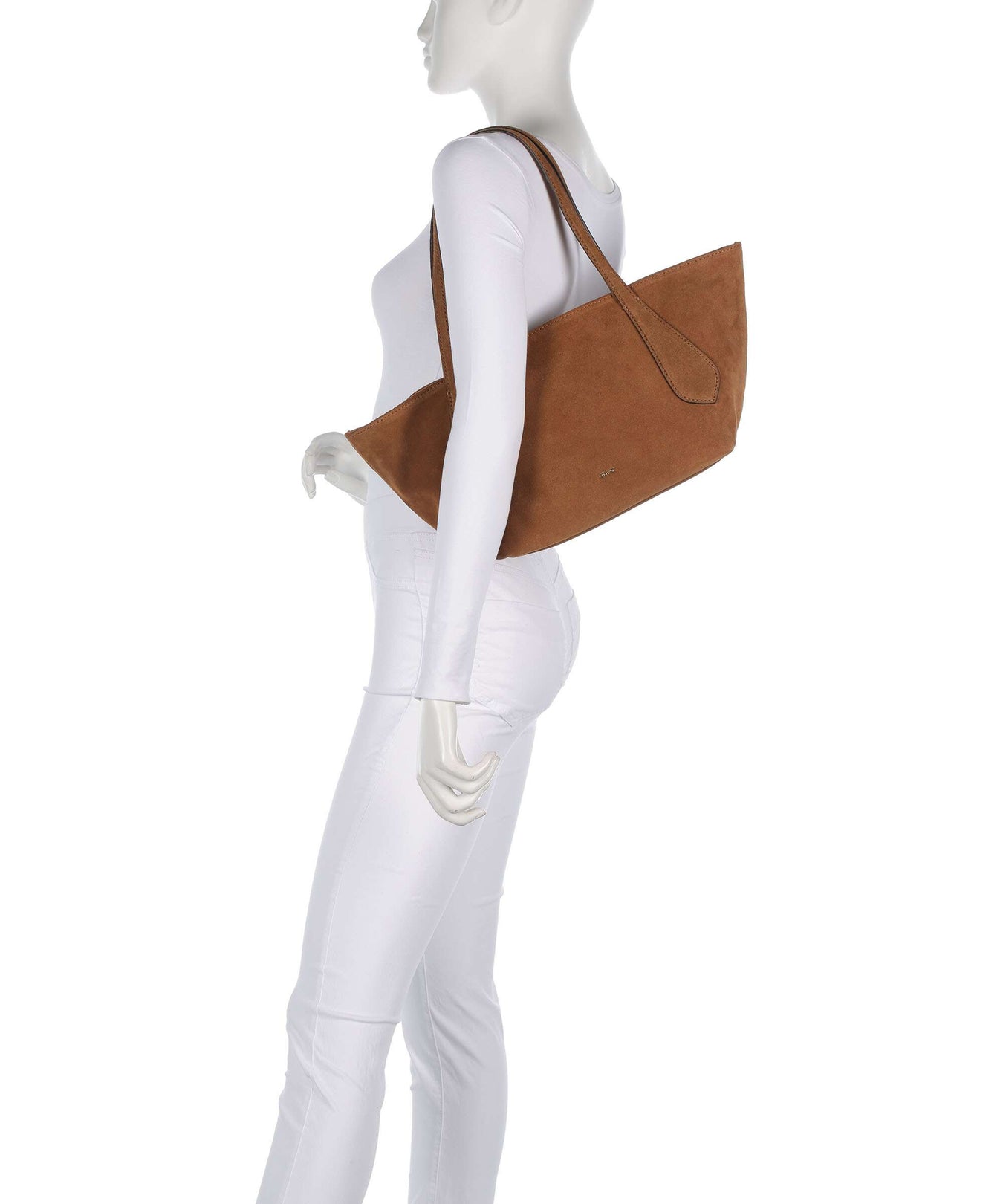 Abro Suede Carina Shoulder bag cuoio