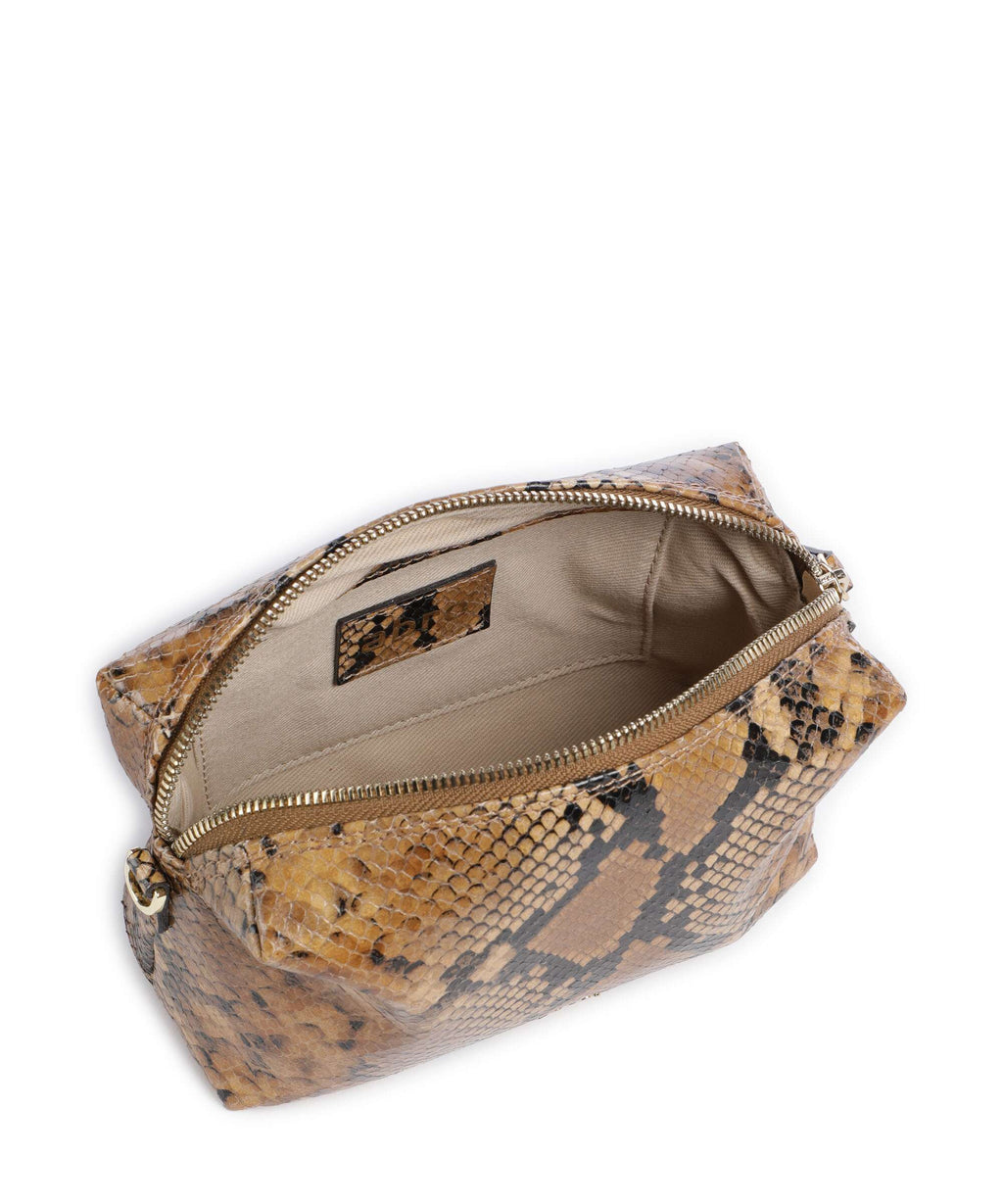 Abro Pitone tex Crossbody bag cuoio