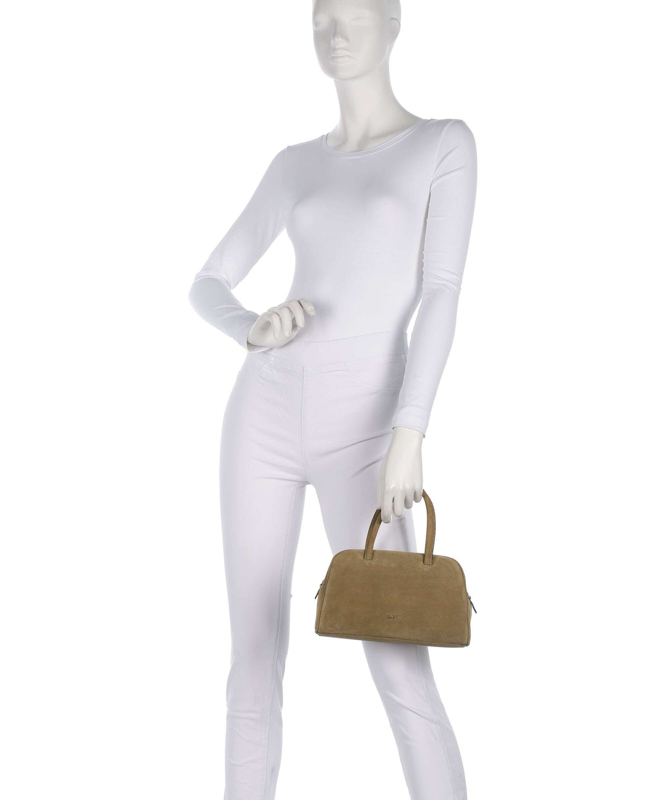 Abro Suede Amara Handbag mud