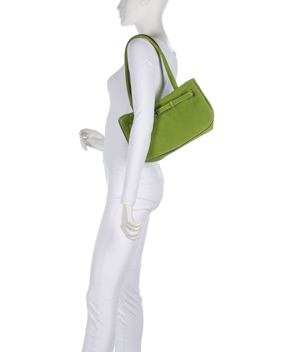 Abro Suede Jill Shoulder bag lime