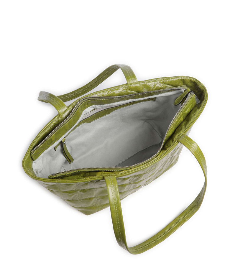 Abro Maxi Cocco Alba Shoulder bag lime