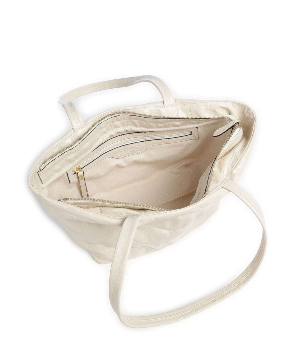 Abro Maxi Cocco Alba Shoulder bag milk
