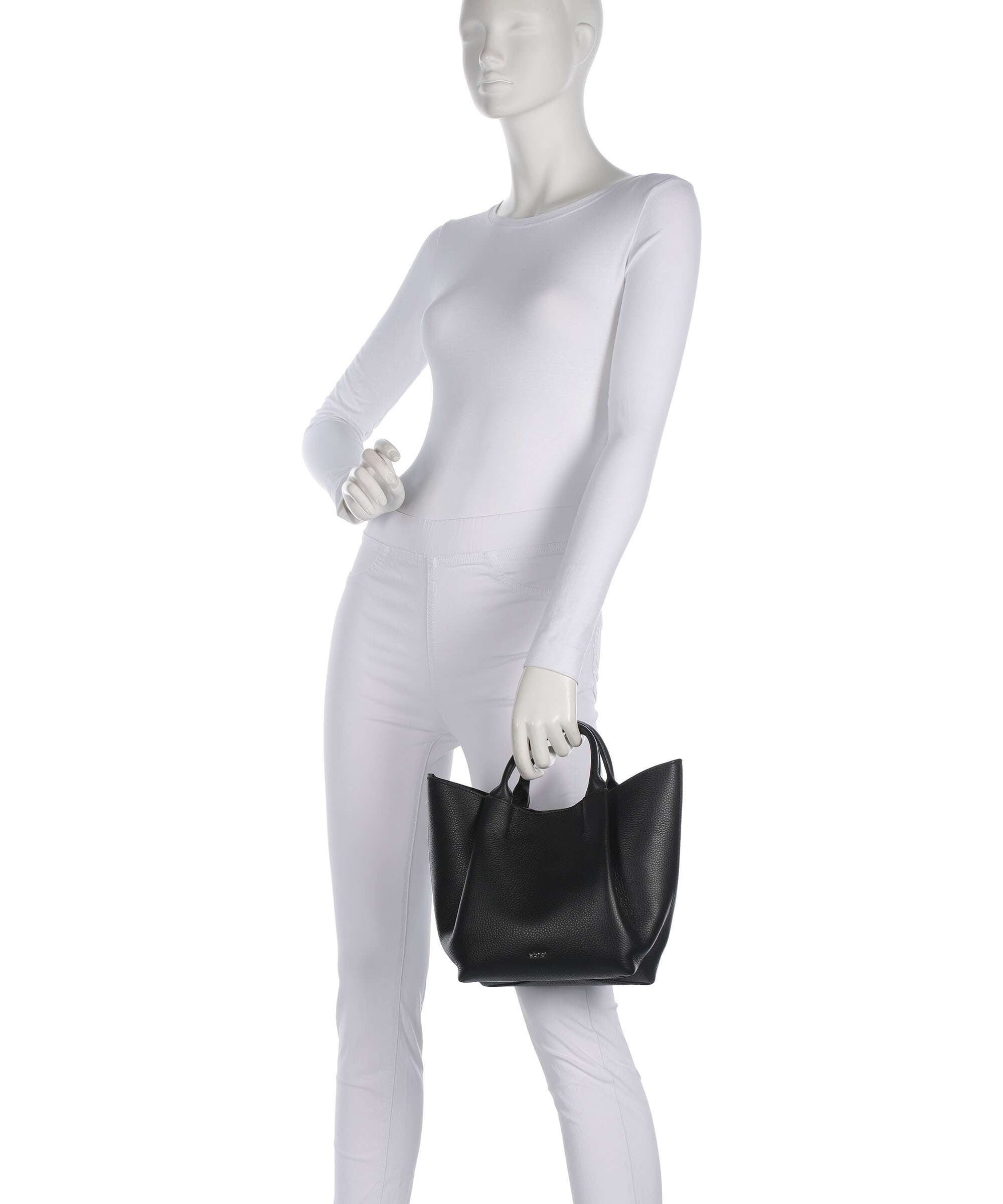 Abro Agave Essential Small Handbag black/nickel