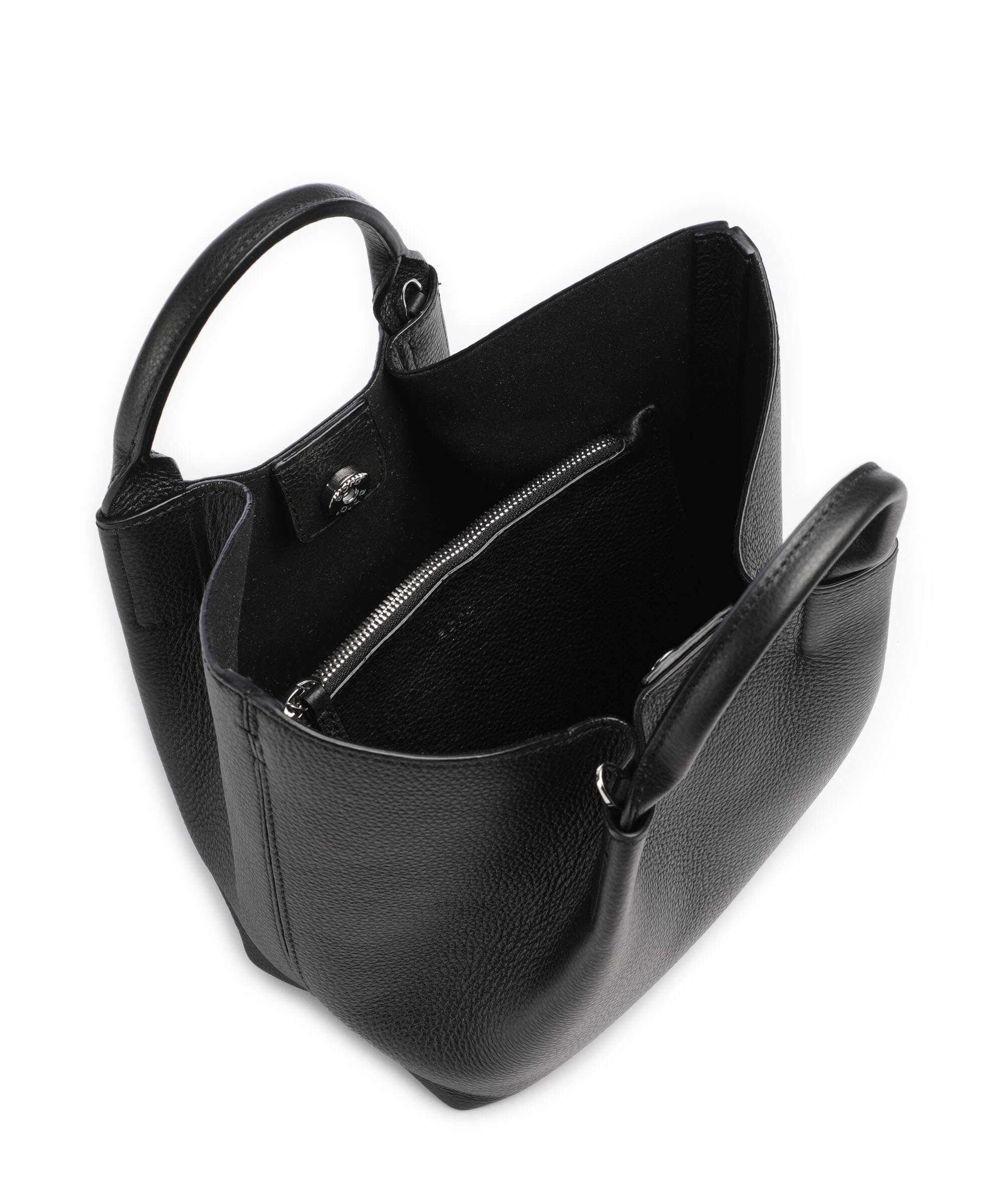Abro Agave Essential Small Handbag black/nickel