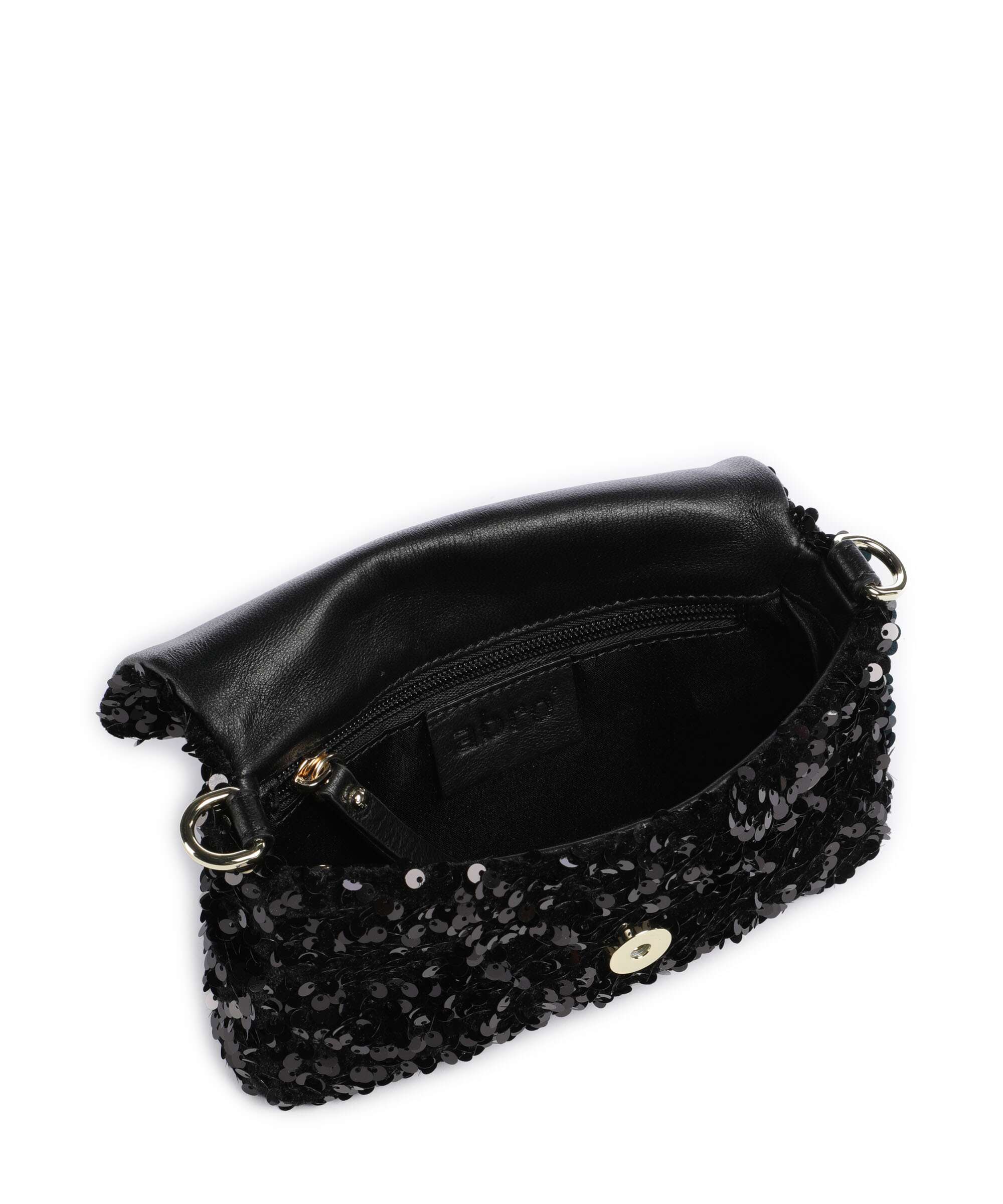 Abro Sequins Temi Shoulder bag black/gold