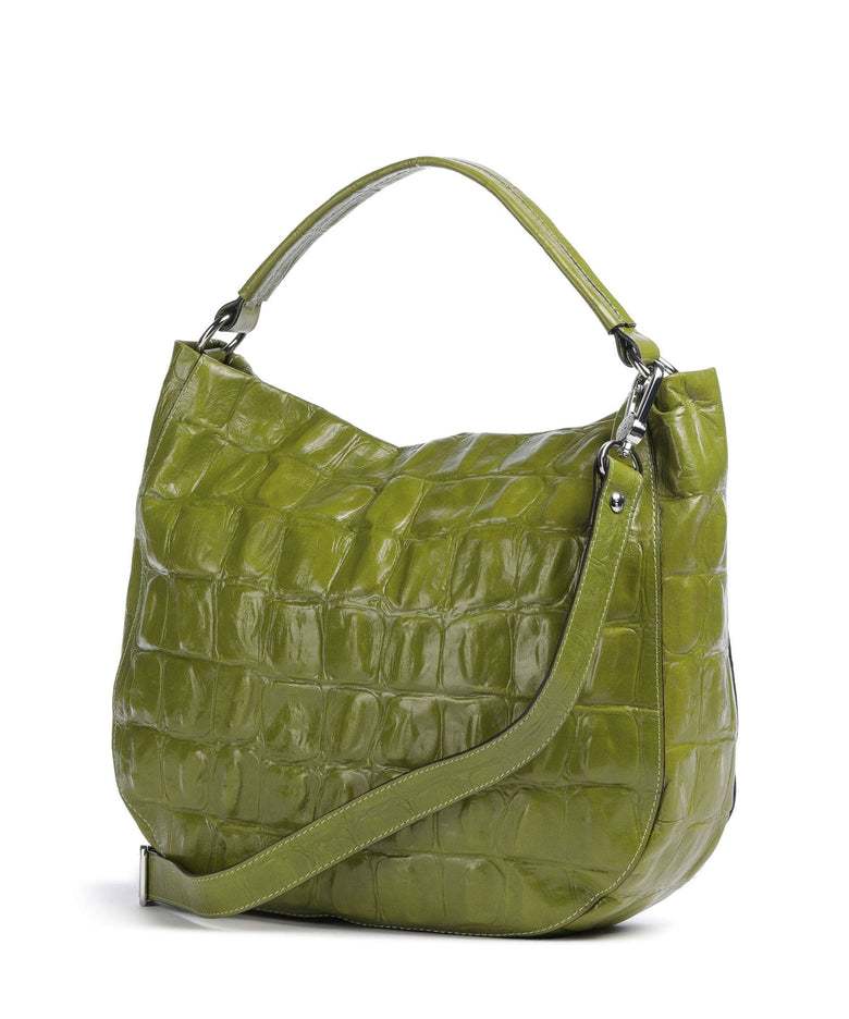 Abro Maxi Cocco Mia Hobo bag lime