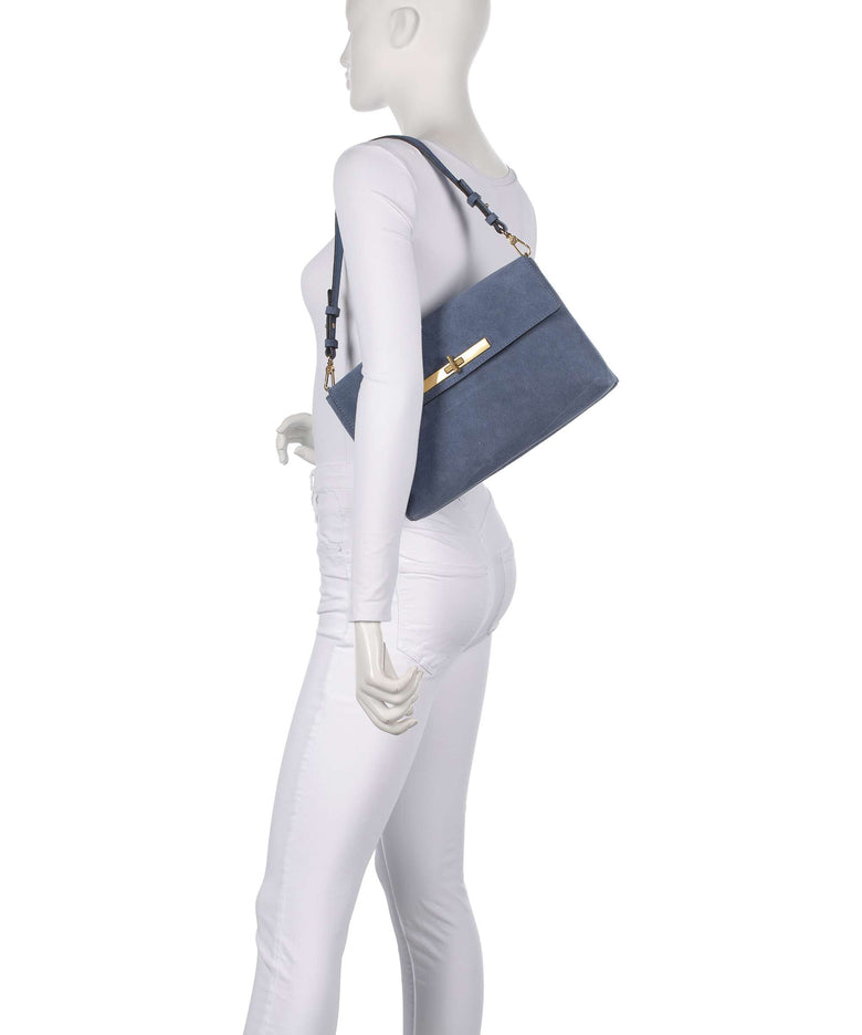 Abro Suede Twist Shoulder bag jeans