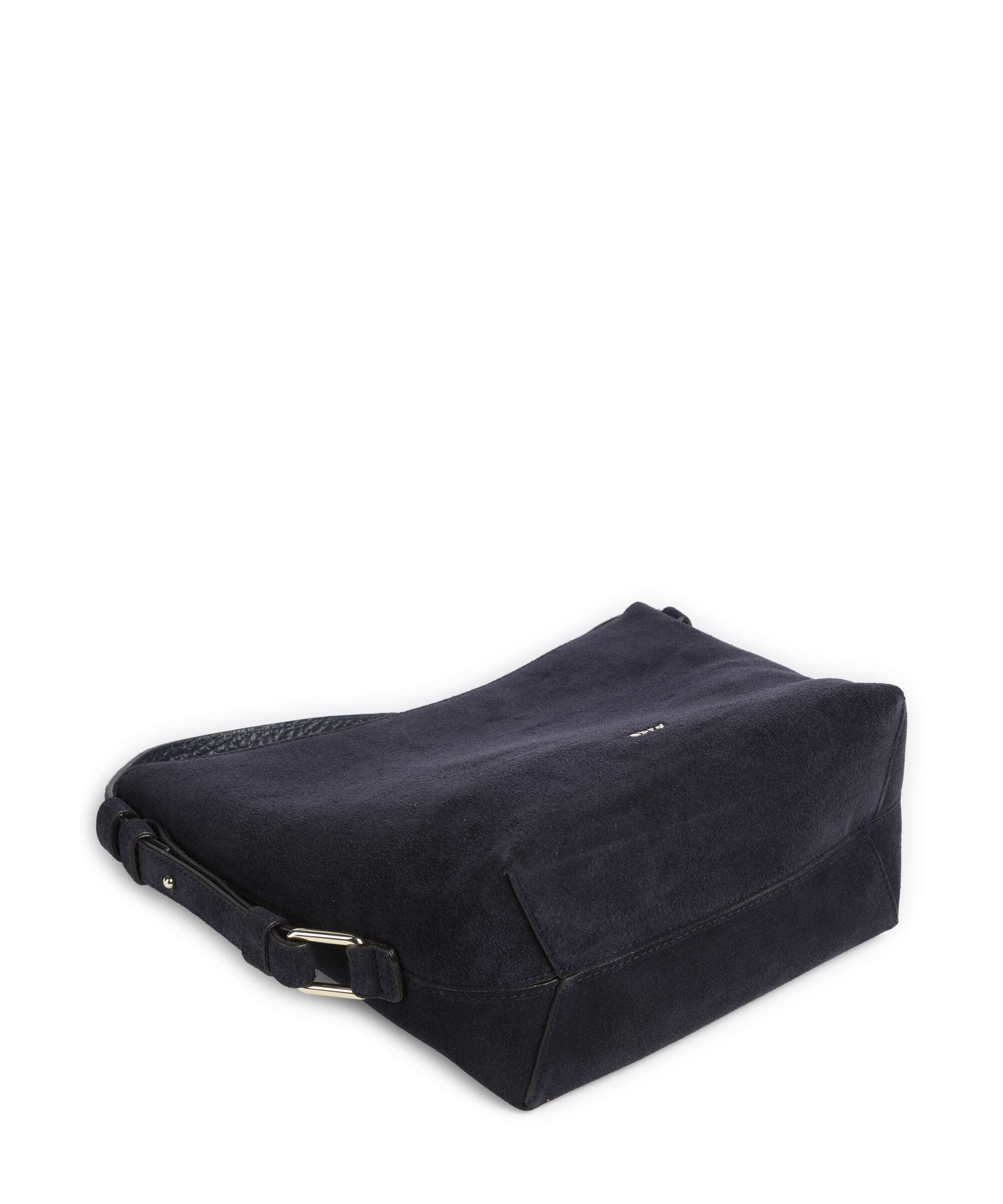 Abro Suede Cosmo Hobo bag navy