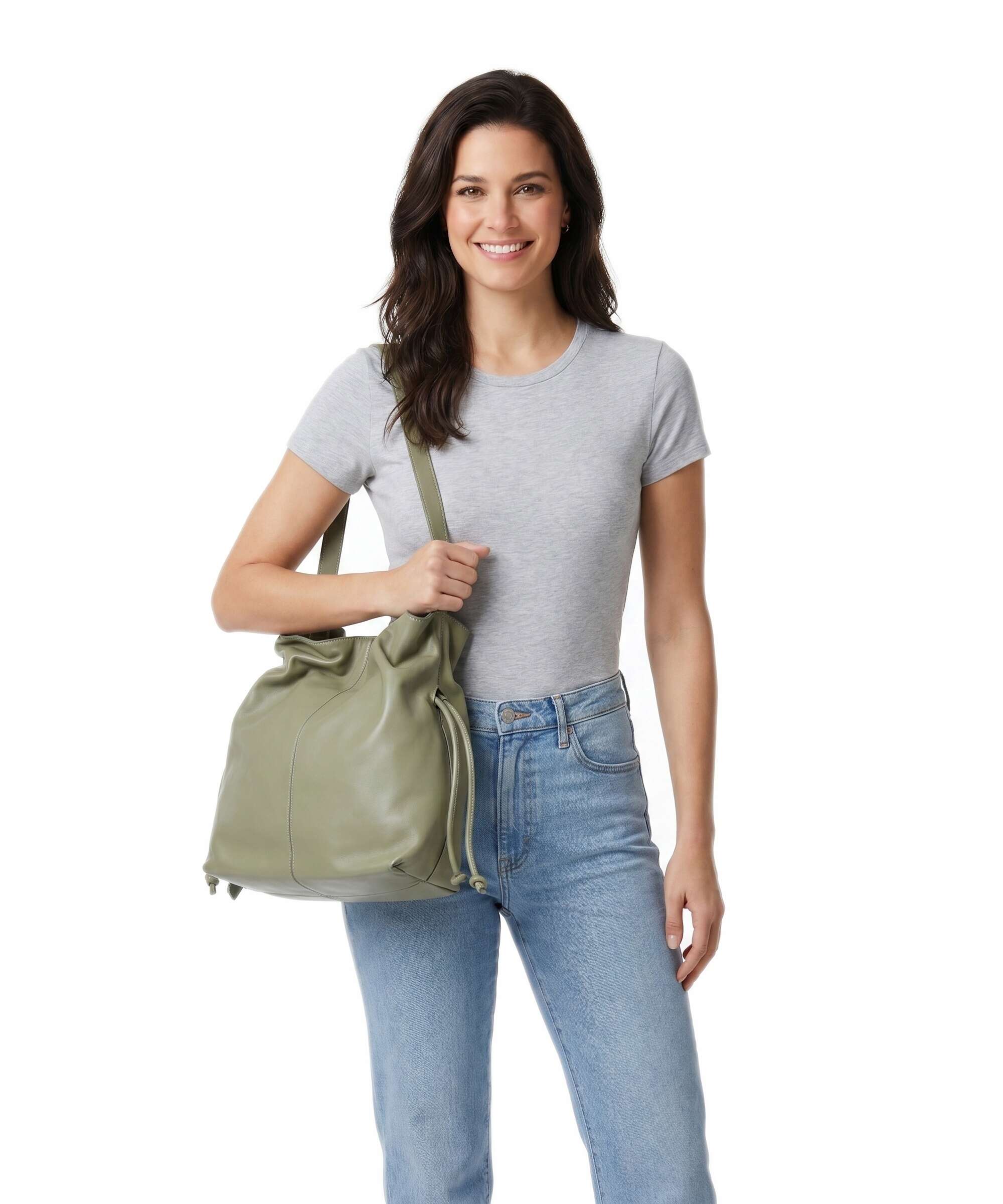 Marc O'Polo Sienna Bucket bag pure sage
