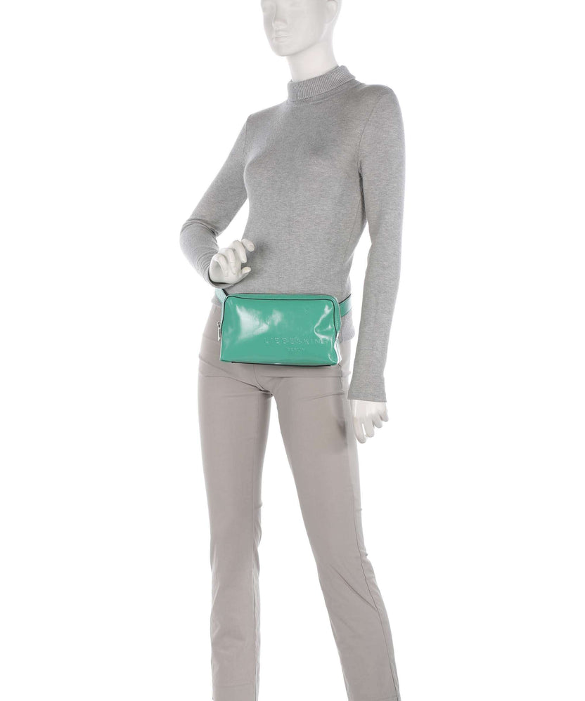 Liebeskind Elvira Paper Touch Crinkle Fanny pack jade