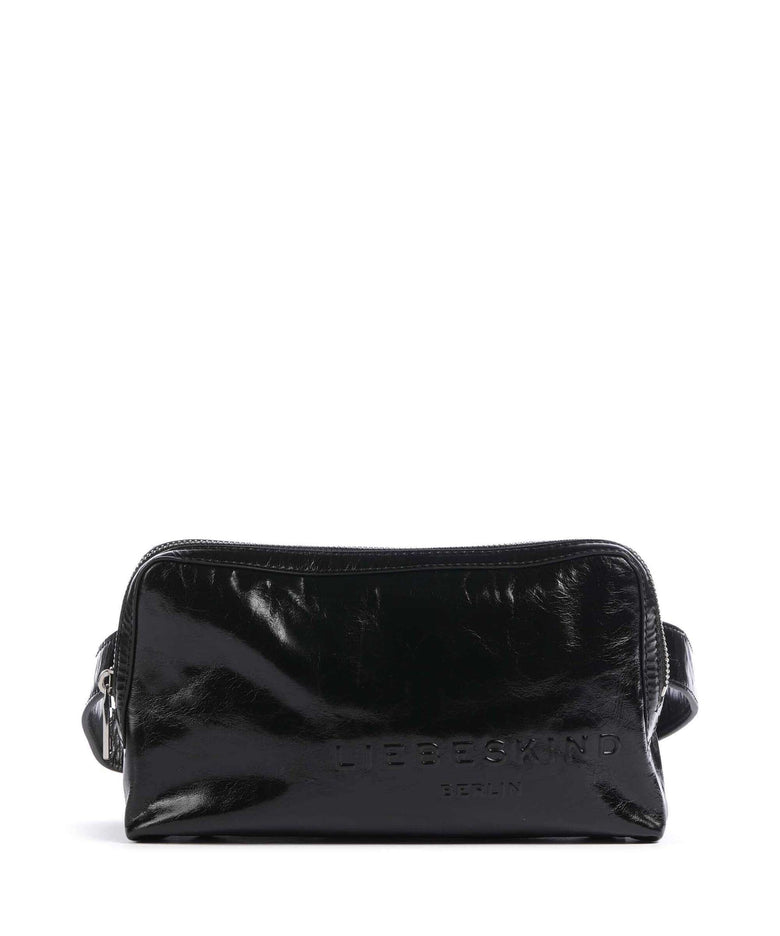Liebeskind Elvira Paper Touch Crinkle Fanny pack black